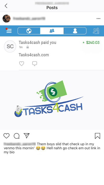 Tasks4Cash Payment Proof